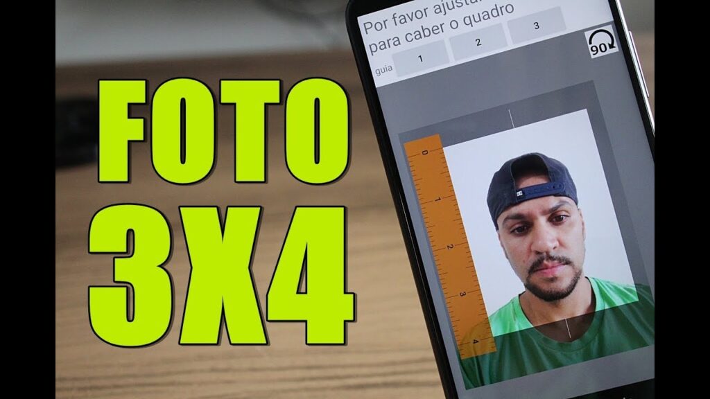 Como tirar foto 3x4 no celular 1
