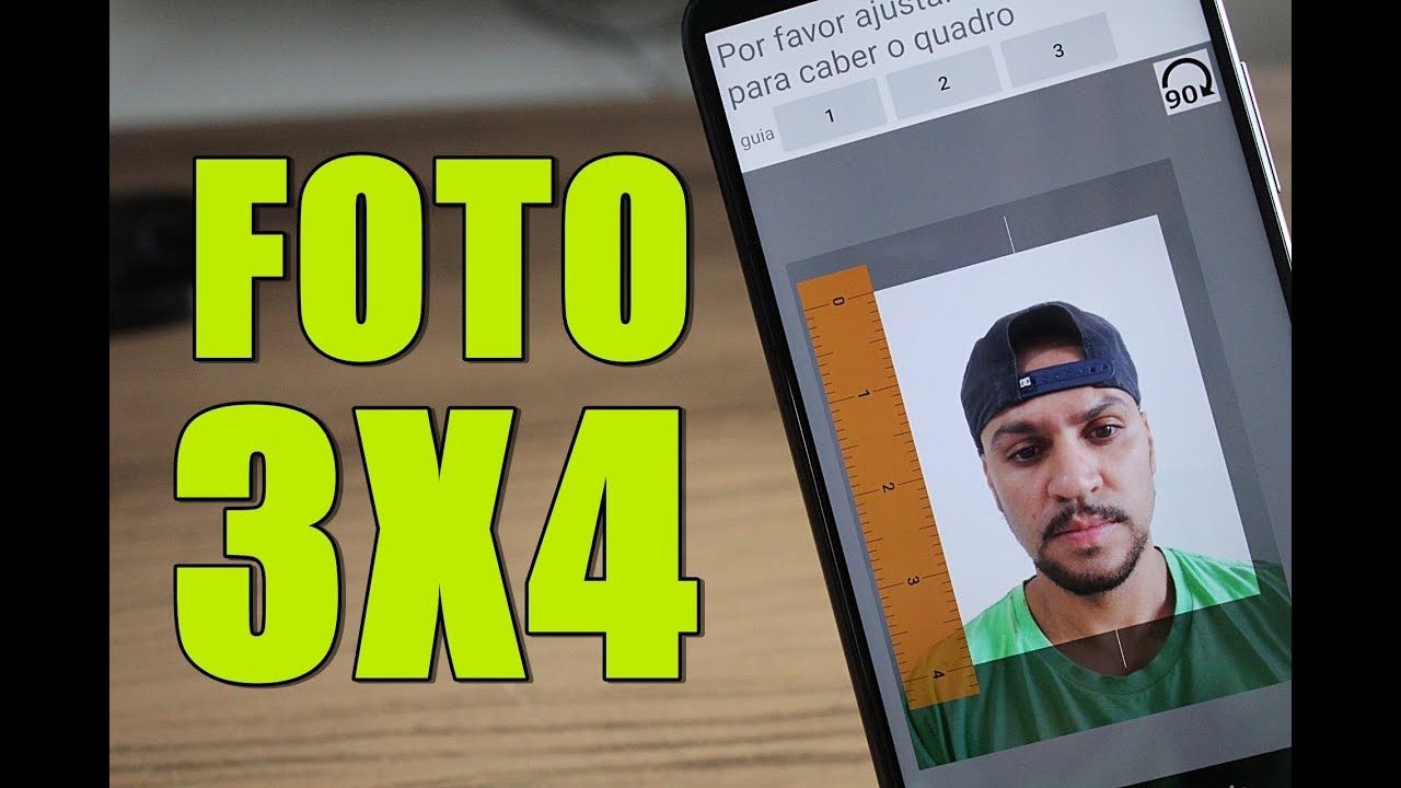 Como tirar foto 3x4 no celular 3