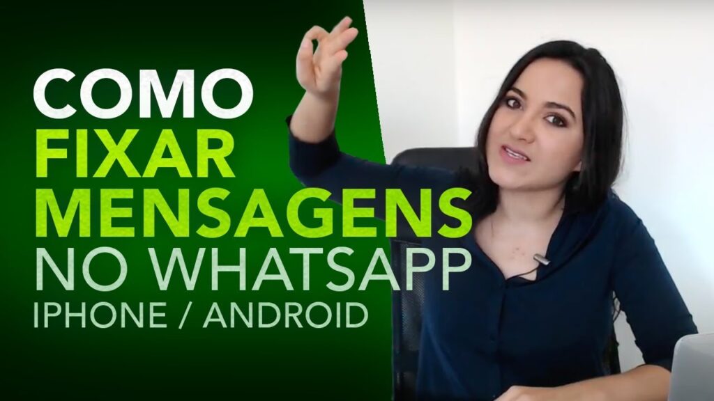 Como fixar mensagem no whatsapp no iphone ios e no android 1