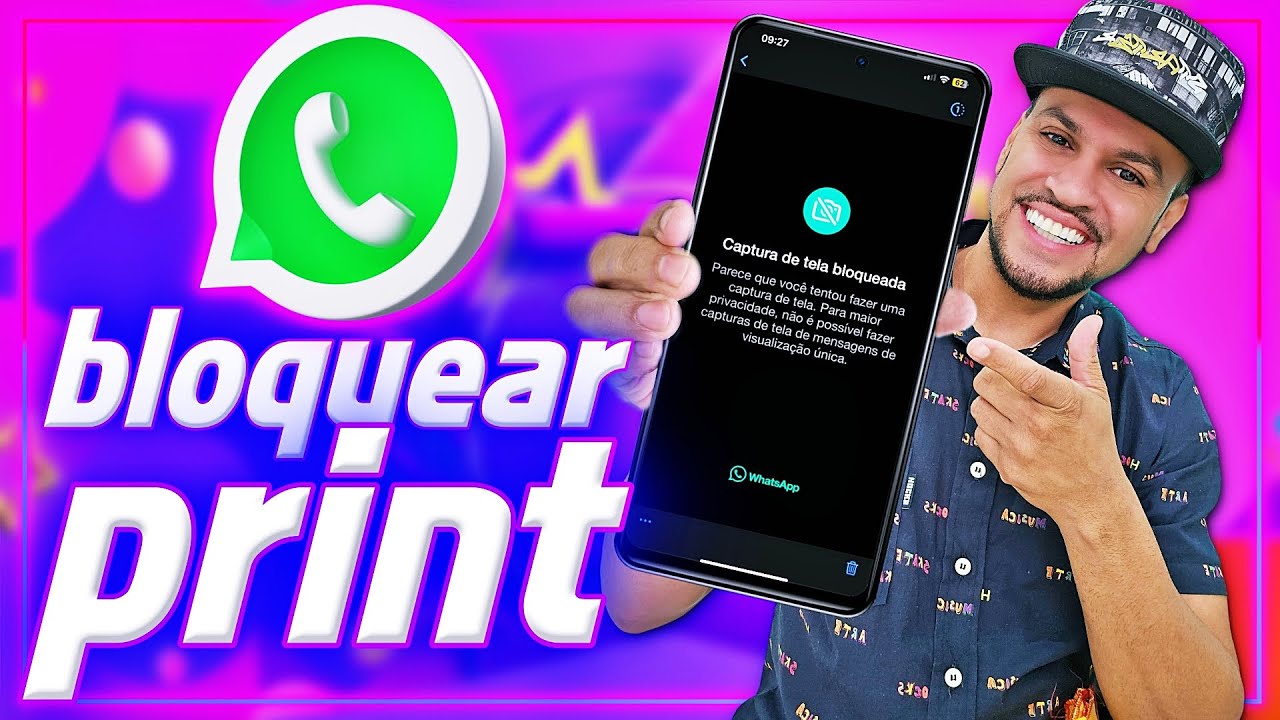 Como bloquear print no whatsapp 8