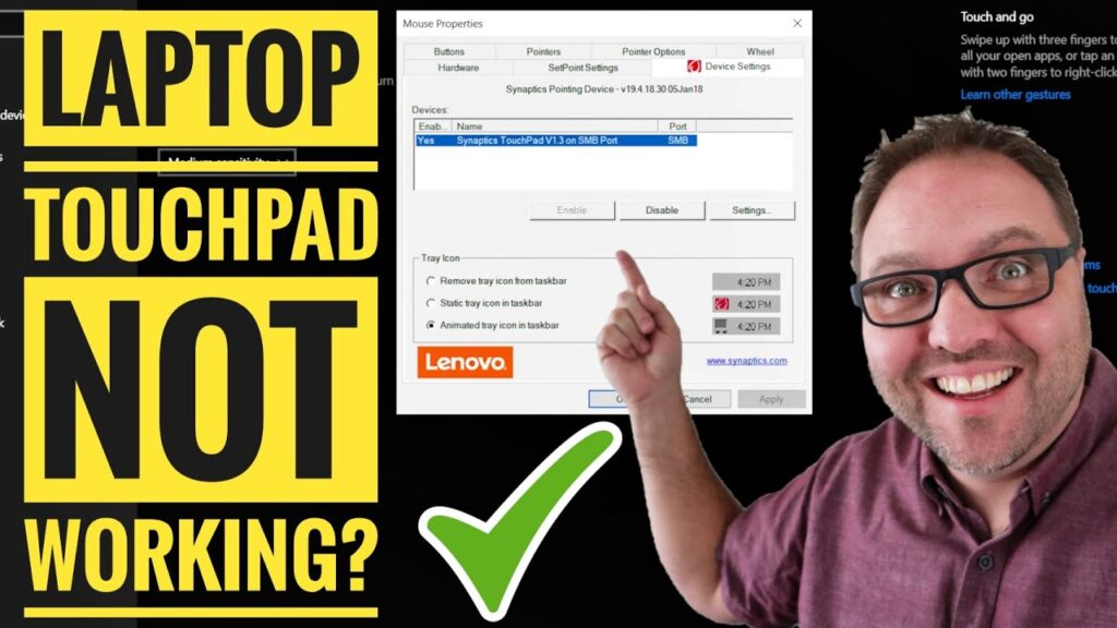 Como ativar ou desativar touchpad do notebook edsoftwares 1