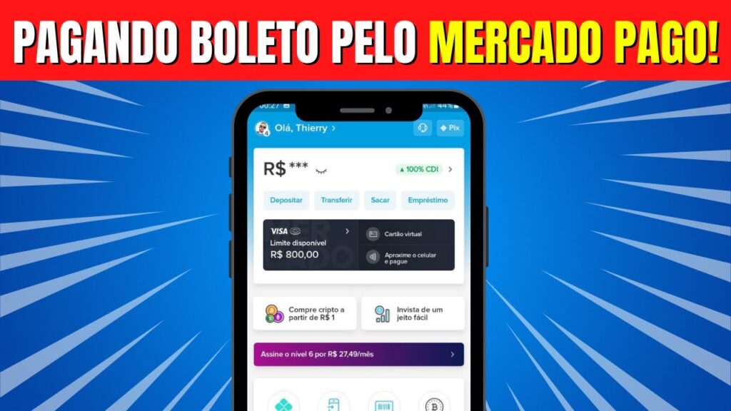 Como pagar boleto no mercado pago 1