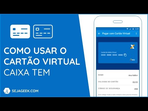 Como usar o cartao de debito virtual do caixa tem para fazer compras 1