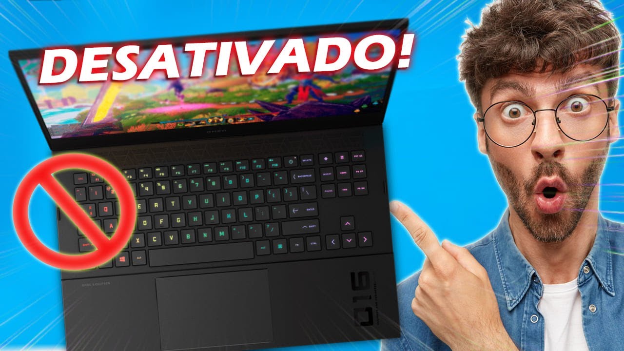 Como desativar o teclado do notebook 10