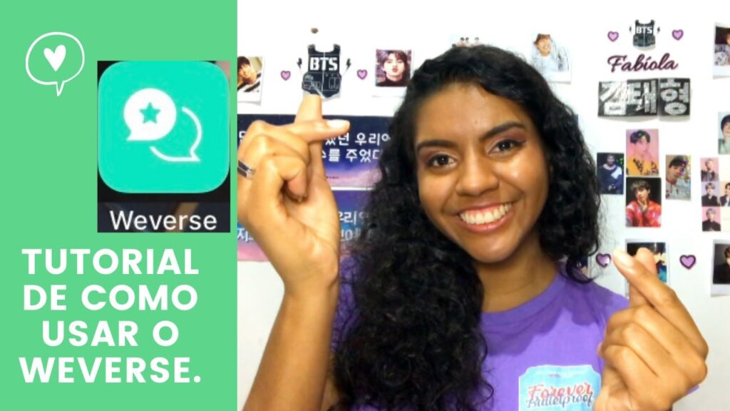 Como entrar no weverse e usar o aplicativo 1
