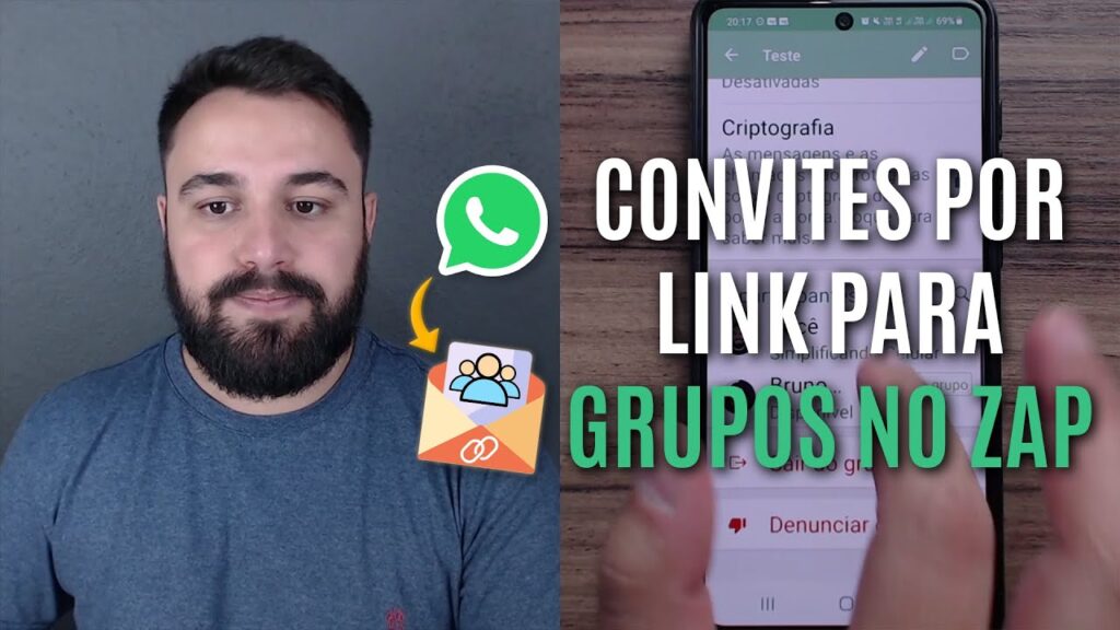 Como criar link de grupo no whatsapp pelo celular e pelo pc 1
