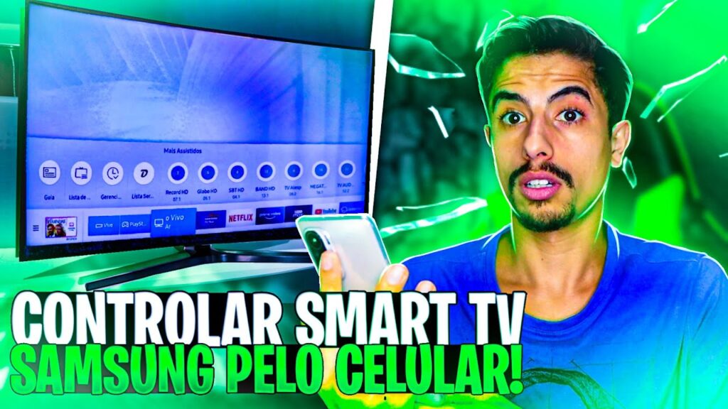 Como controlar a tv samsung pelo celular com o app smart things 1