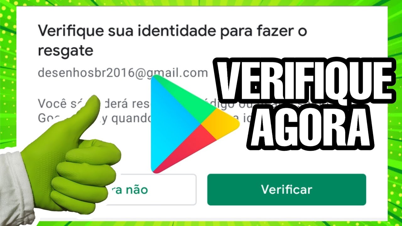 Como confirmar identidade na google play saiba Como verificar conta 9
