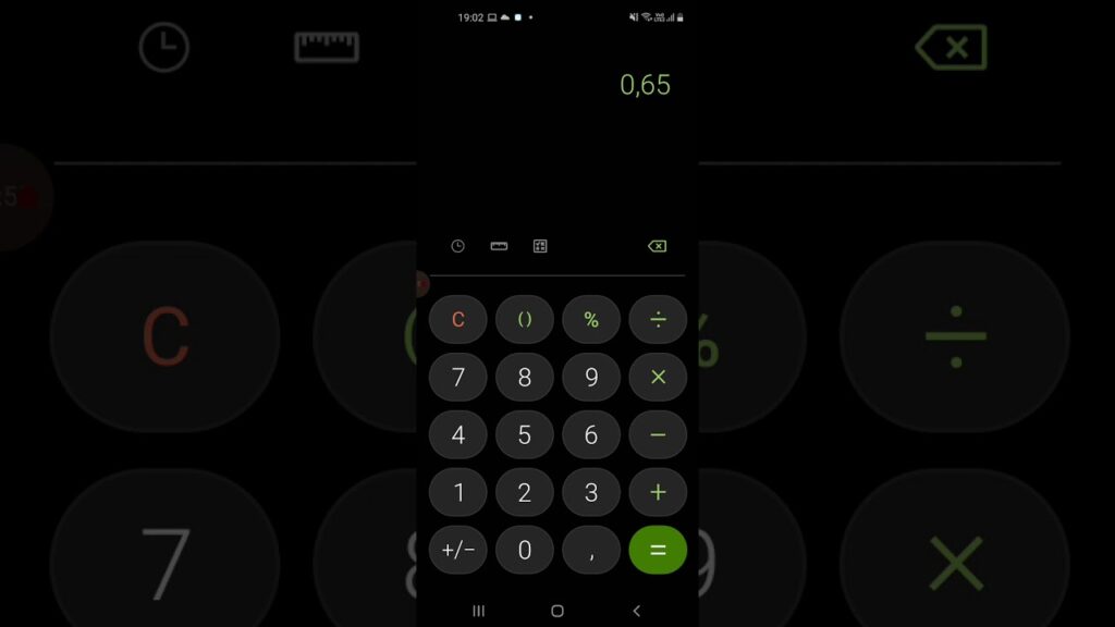 Como calcular porcentagem na calculadora do celular android e iphone ios 1