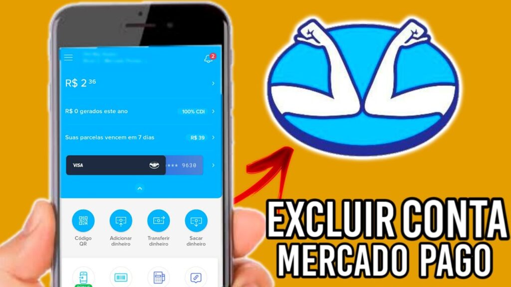 Como excluir a conta do mercado pago pelo celular 1