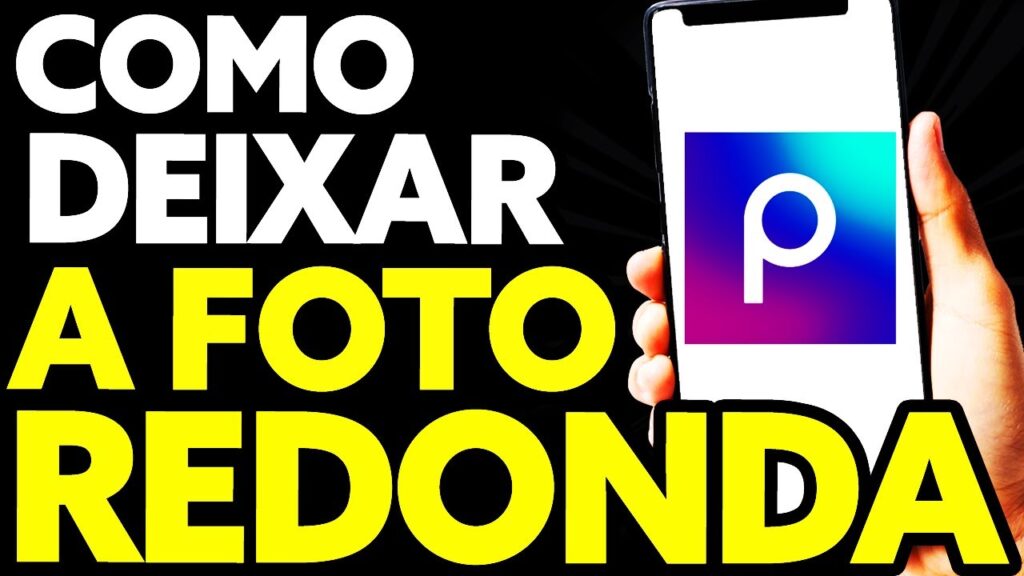 Como deixar a foto redonda com o picsart 1