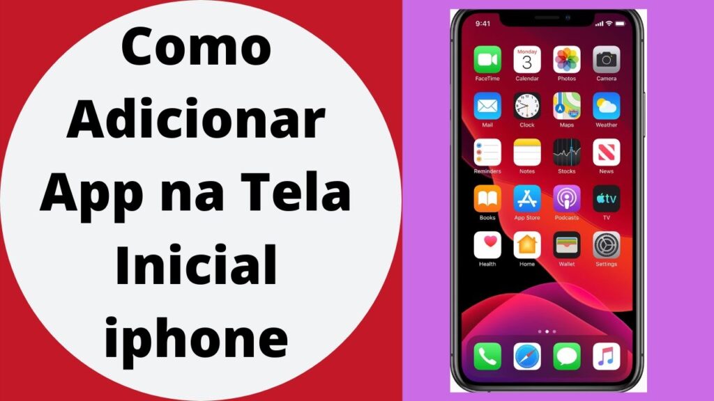 Como colocar app na tela inicial do iphone ios 1