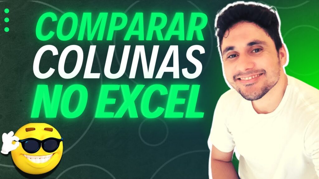 Como comparar duas colunas do excel 1