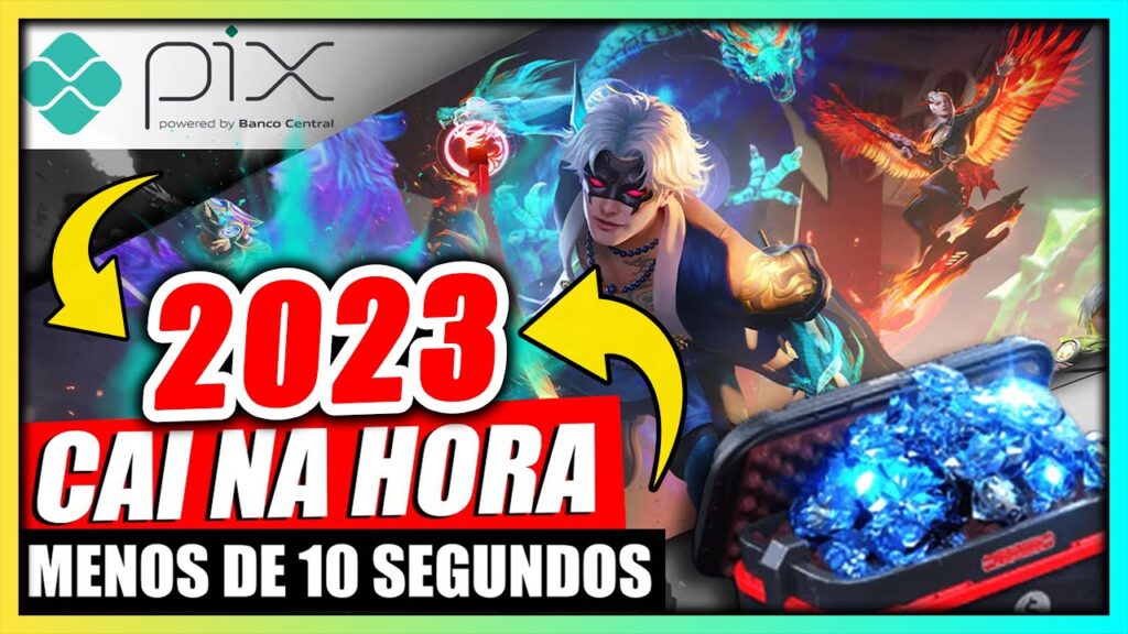 Como comprar diamantes no free fire usando pix 1