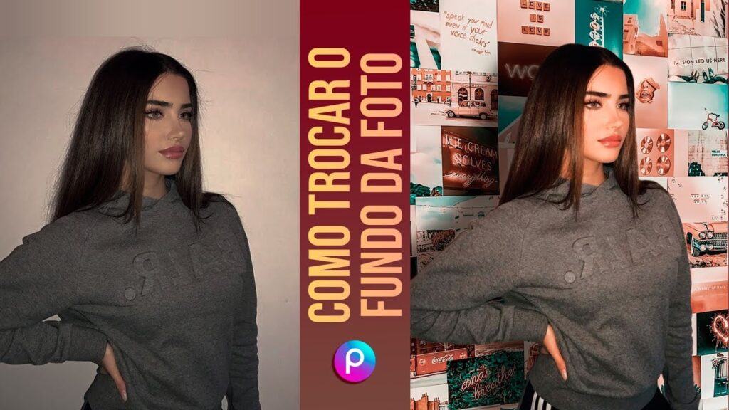 Como mudar o fundo da foto no picsart 1