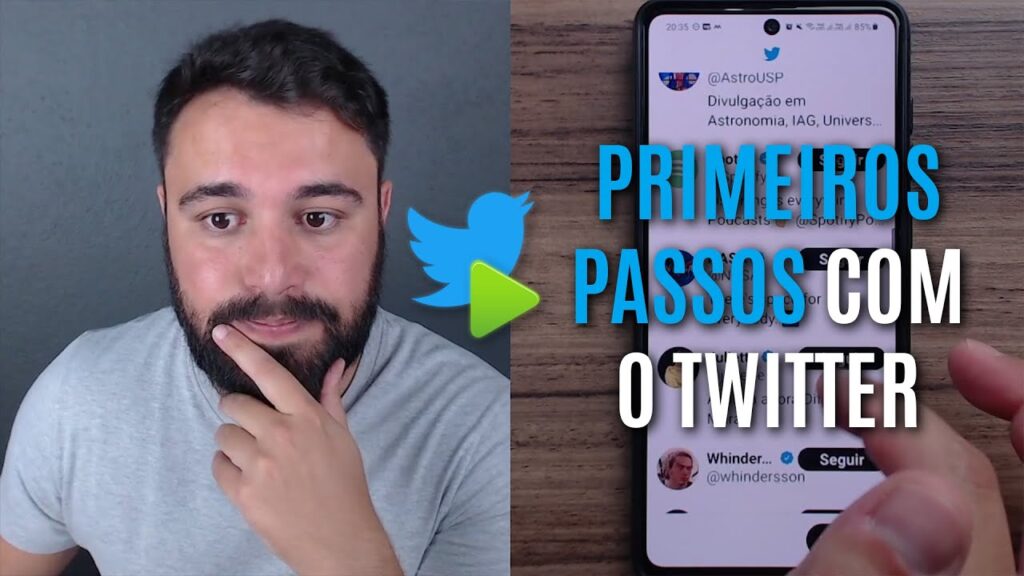 Como usar o twitter no celular 1
