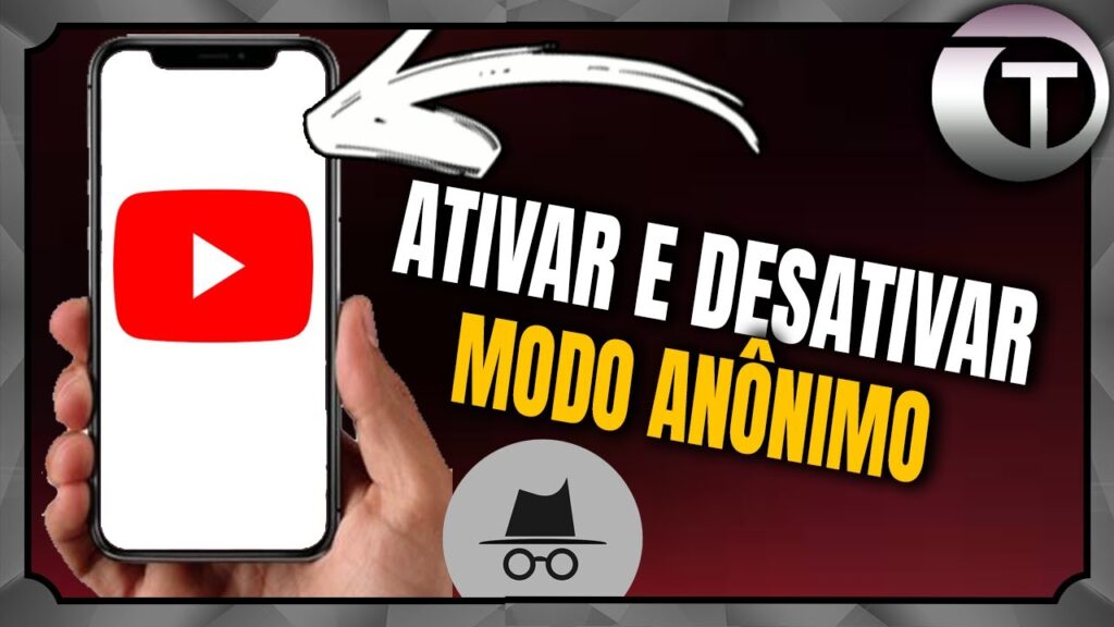 Como ativar a navegacao anonima no app do youtube 1