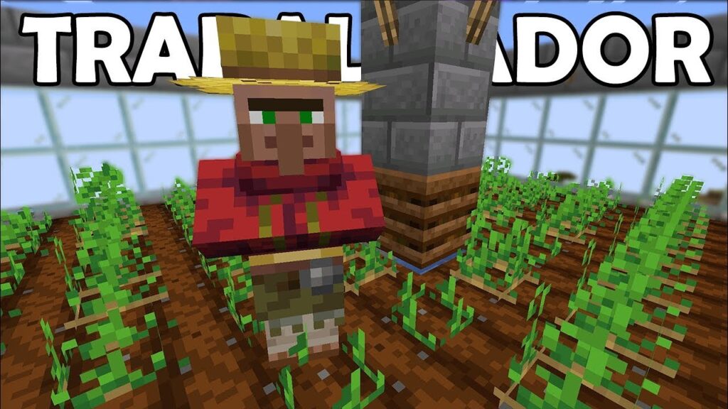 Como fazer um aldeao trabalhar no minecraft 1