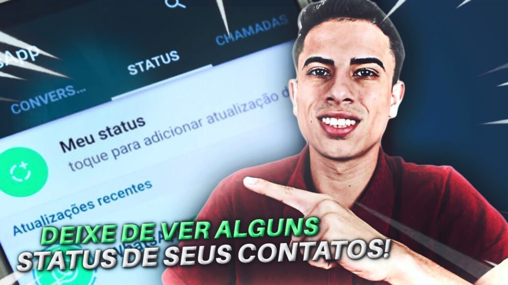 Como bloquear alguem do status do whatsapp e esconder posts de contatos 1