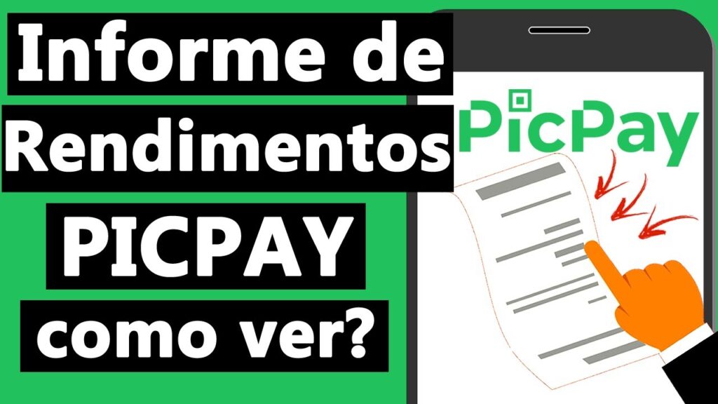 Como consultar e baixar o informe de rendimentos do picpay pelo app 1