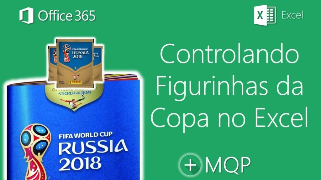 Como criar planilha de controle de figurinhas do album da copa 2018 1