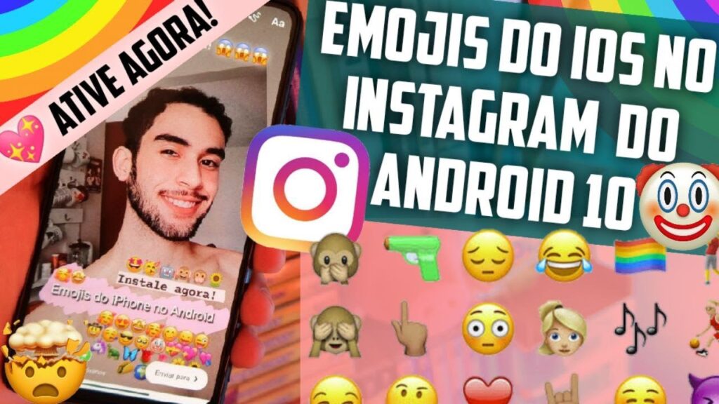 Como colocar emoji do iphone no instagram 1