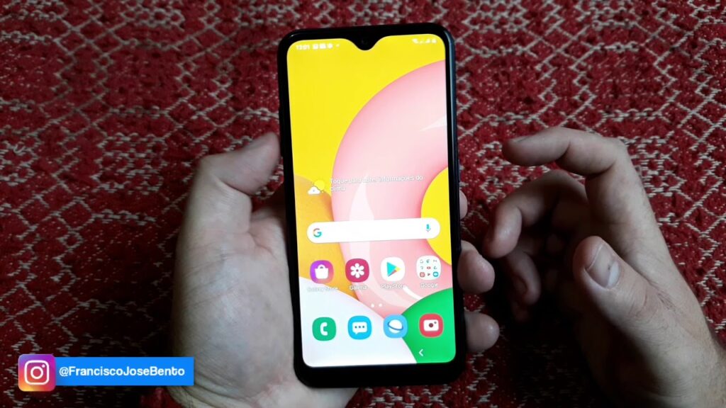 Como tirar print no galaxy a01 1