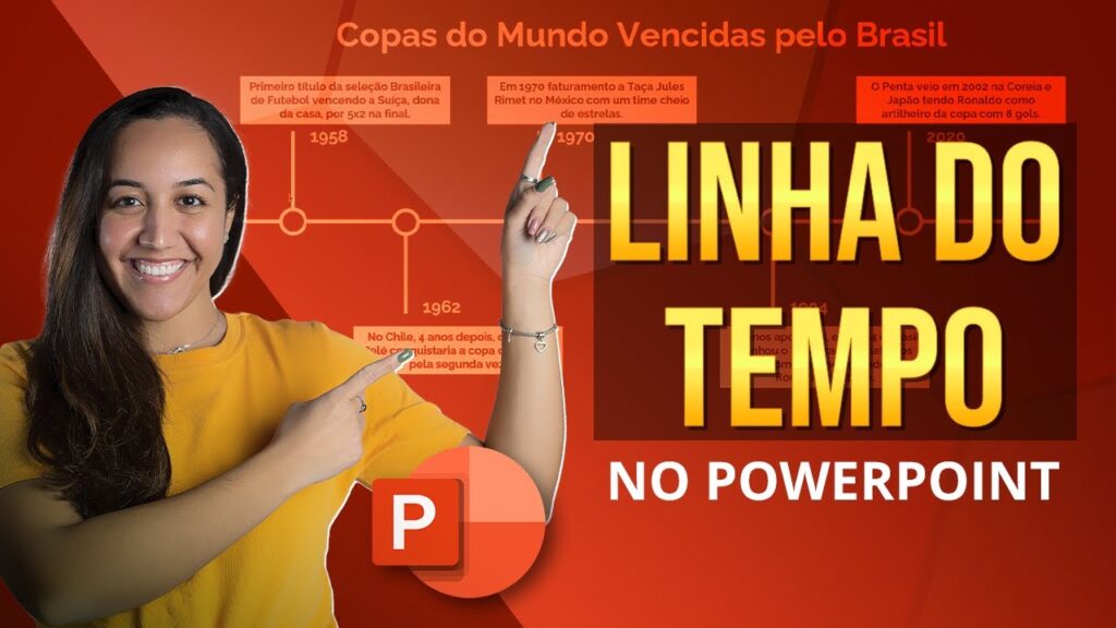 Como fazer linha do tempo no powerpoint 1