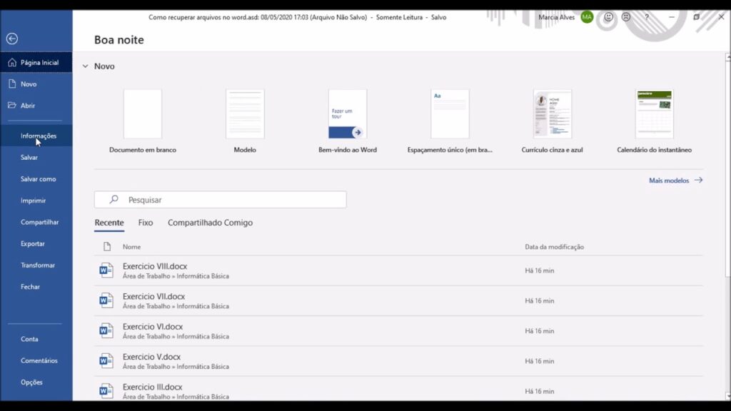 Como recuperar um documento no word seis dicas para salvar arquivos 1