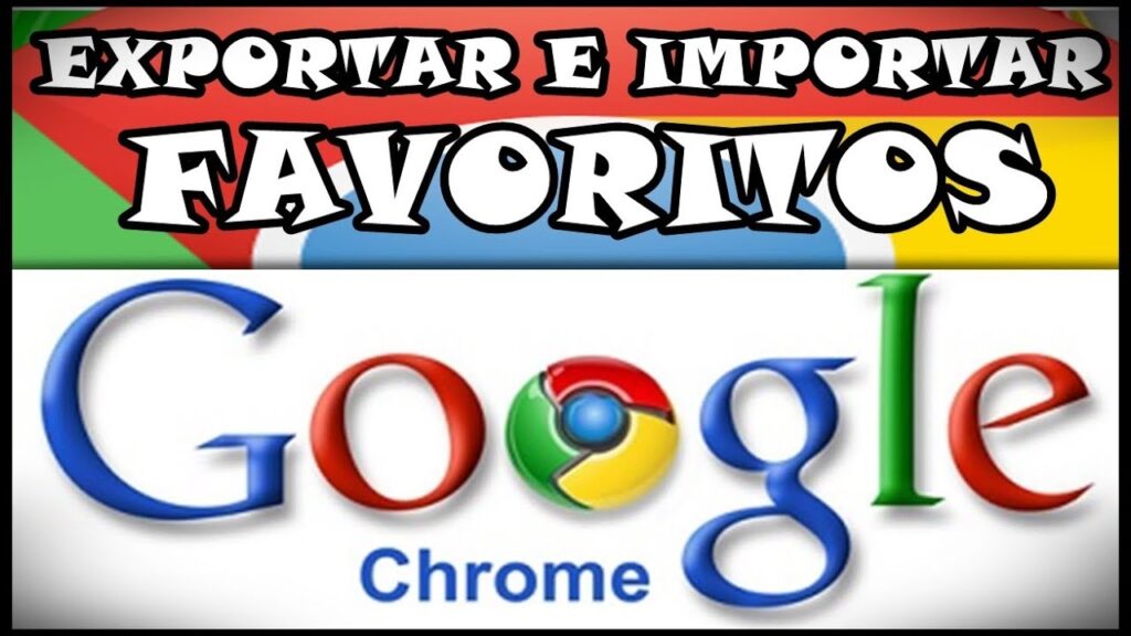 Como importar e exportar favoritos do chrome 1