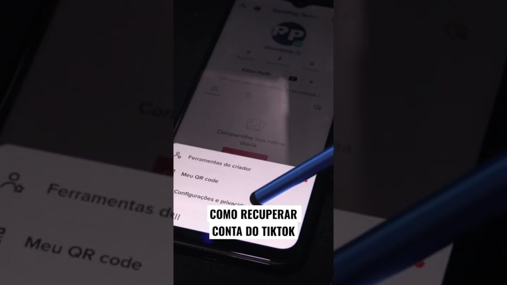 Como recuperar a conta do tiktok 1
