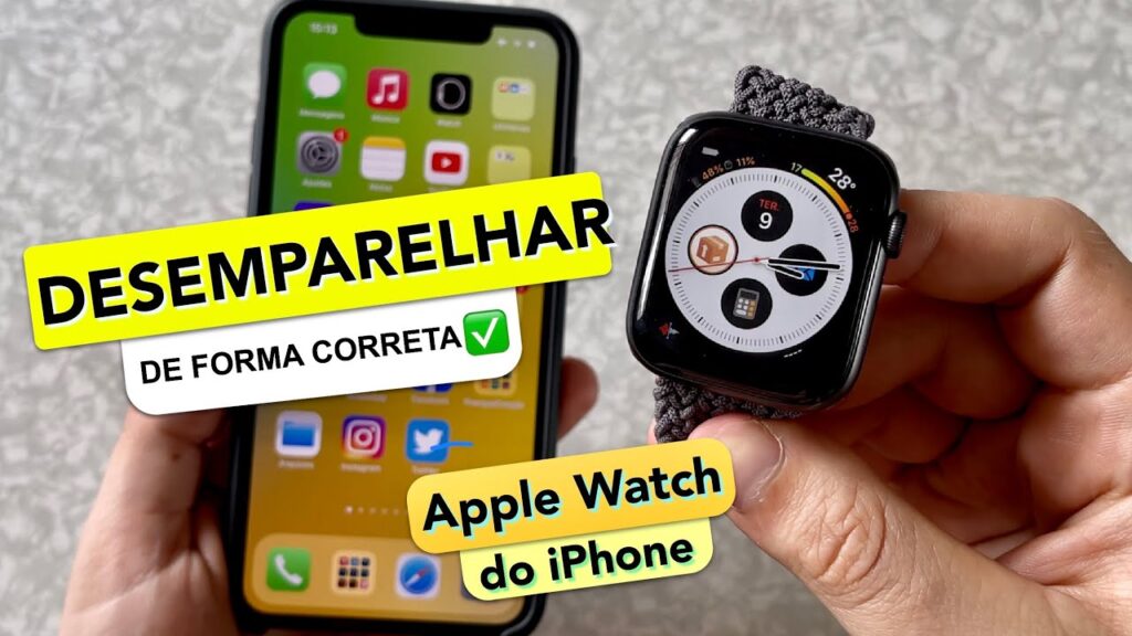 Como desemparelhar apple watch do iphone 1
