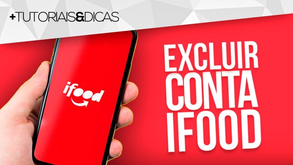 Como excluir conta do ifood 1