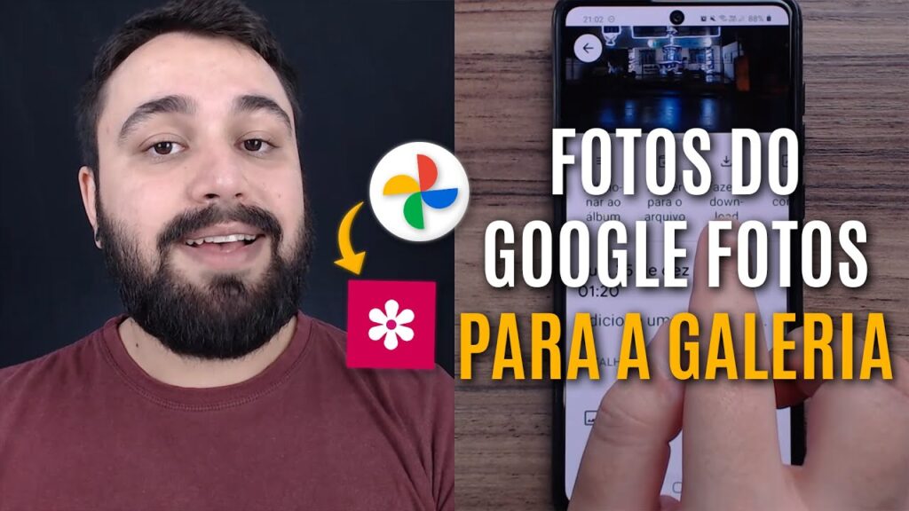 Como passar as fotos do google fotos para galeria do celular 1