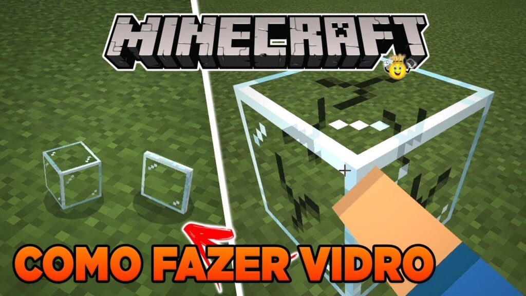 Como fazer vidro no minecraft 1