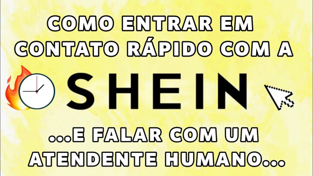 Como entrar em contato com a shein 1