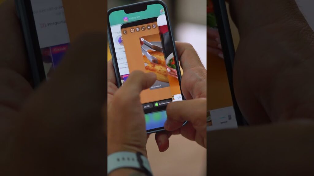 Como colocar foto de fundo nos stories do instagram 1