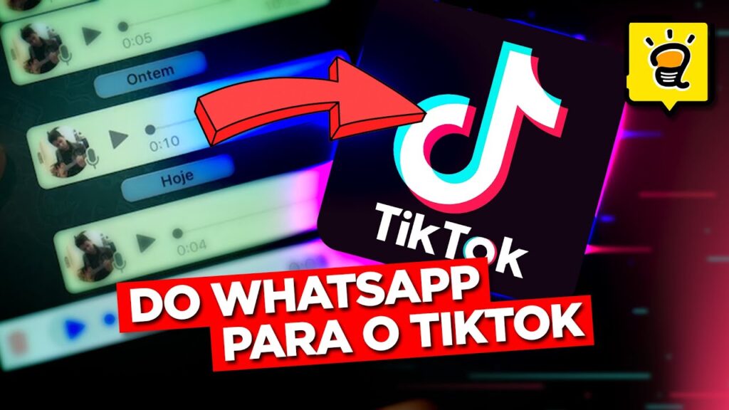 Como dublar audio do whatsapp no tiktok 1