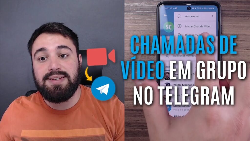 Como fazer chamada de video no telegram 1