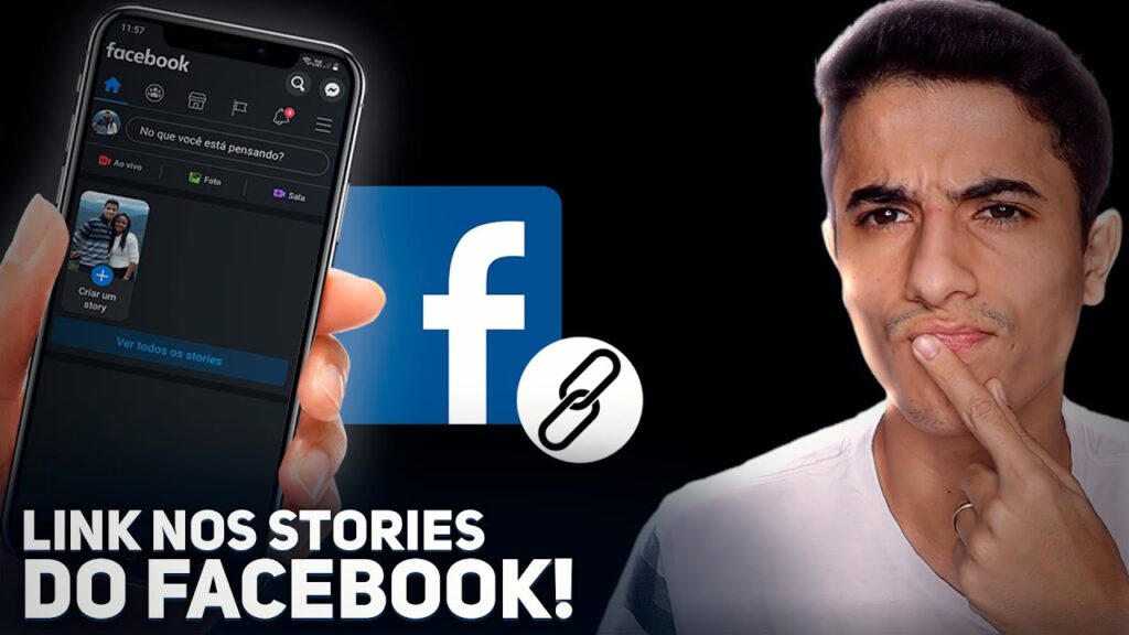 Como compartilhar link nos stories do facebook 1