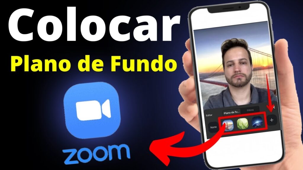 Como colocar plano de fundo no zoom pelo celular 1