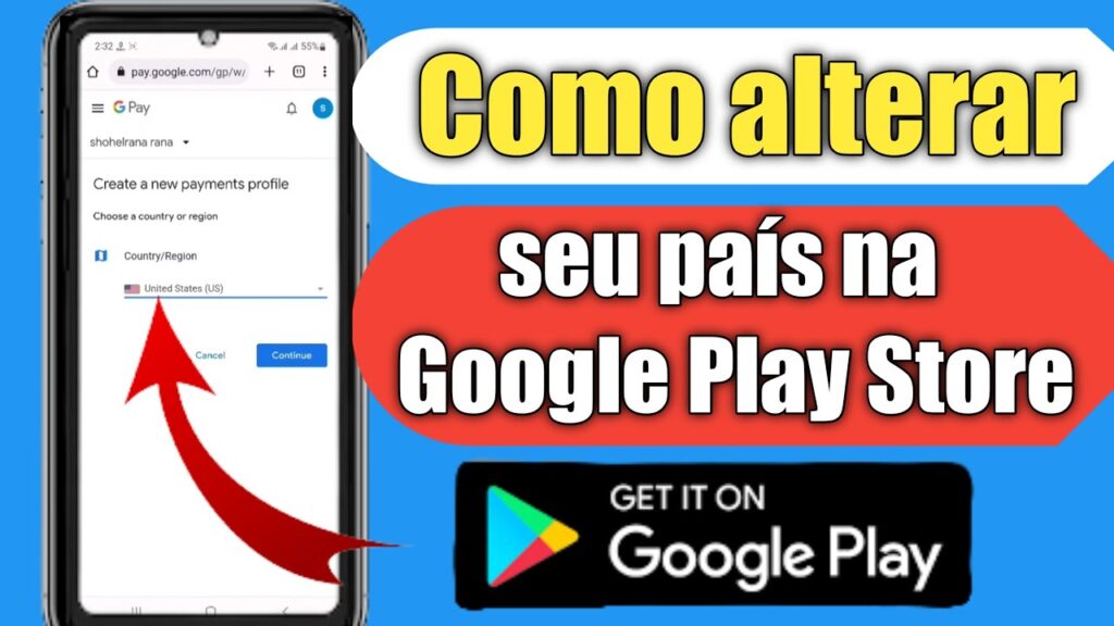 Como mudar regiao de pesquisa do app do google no android 1
