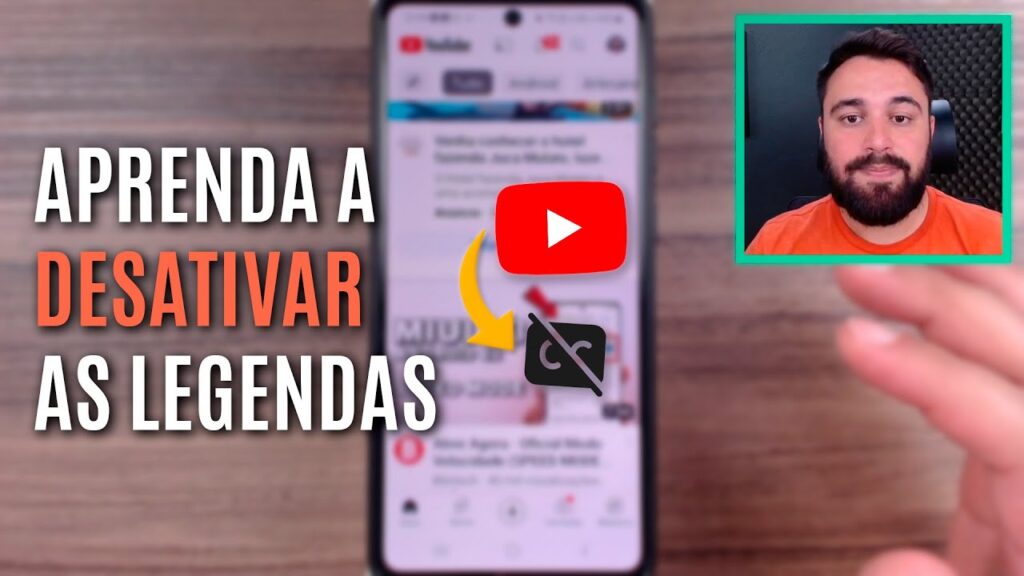 Como tirar a legenda do youtube no celular 1