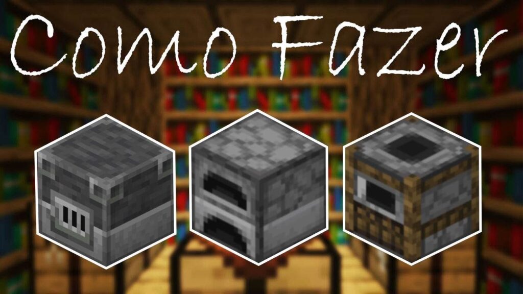 Como fazer fornalha comum e potente no minecraft 1