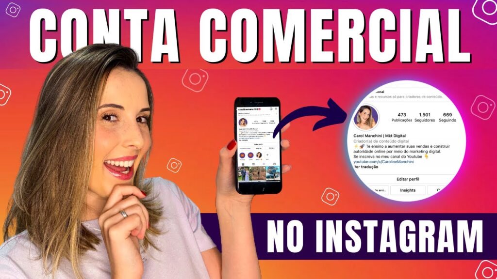 Como criar um instagram comercial 1