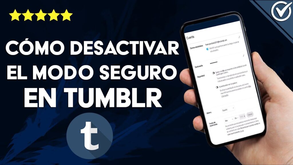 Como desativar o modo seguro do tumblr 1