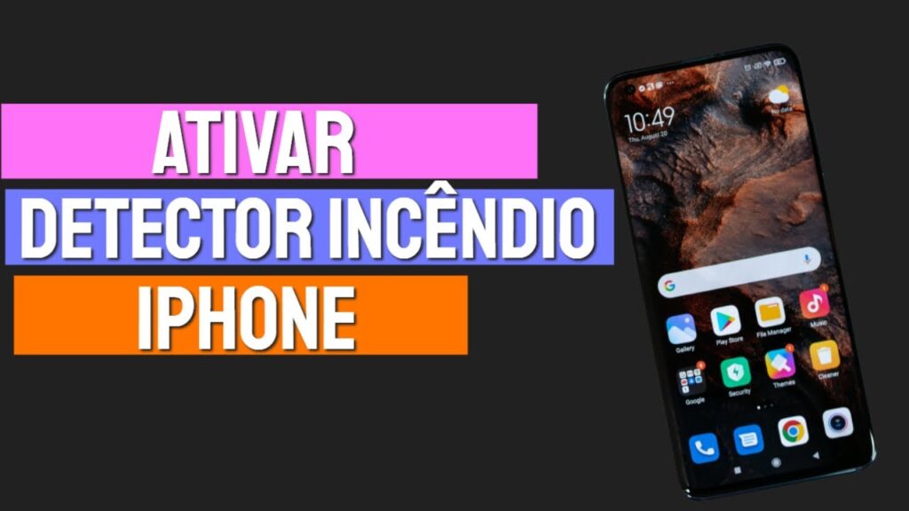 Como usar o detector de incendio do iphone 1