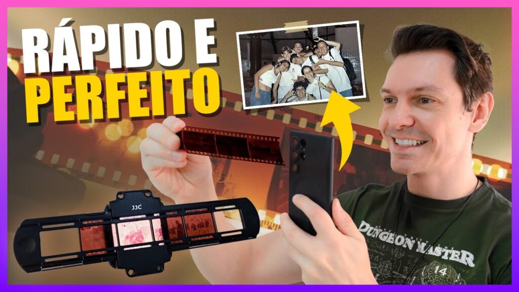 Como digitalizar negativos com o celular 1