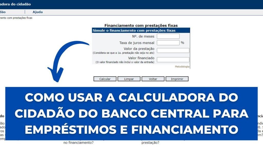 Como usar a calculadora do cidadao banco central no celular 1