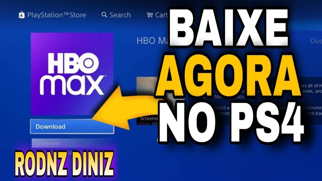 Como baixar o hbo max no ps4 e ps5 1